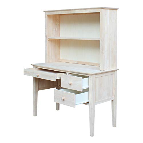 International Concepts K-OF66-65H Desk with Hutch