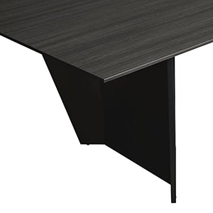 Regency 8 ft Conference Room Table, Ash Grey/Black