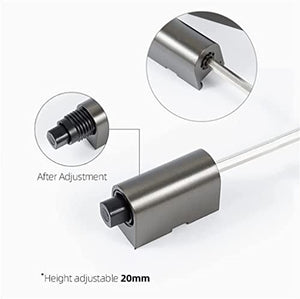 None Machinery Door Stop Heavy Duty Hidden Hole Installation Removable Adjustable Hardware (Color: B, D, F)