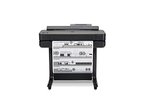 HP DesignJet T650 Large Format Wireless Plotter Printer - 24", with Modern Office Design (5HB08A)