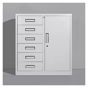 RHSH Office File Cabinet with Lock Data Tool Storage Organizer (Size: Brass)