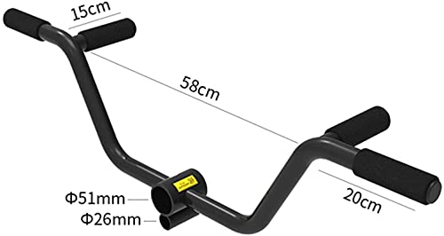 XIAOER Multi Grip Handle T Bar Row 4 Grips, Rowing Movement Back System, Core Strength Training Equipment, Back Muscle Training Fitness Equipment
