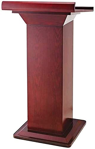 Standing Lectern Podium Solid Wood Host Reception Desk
