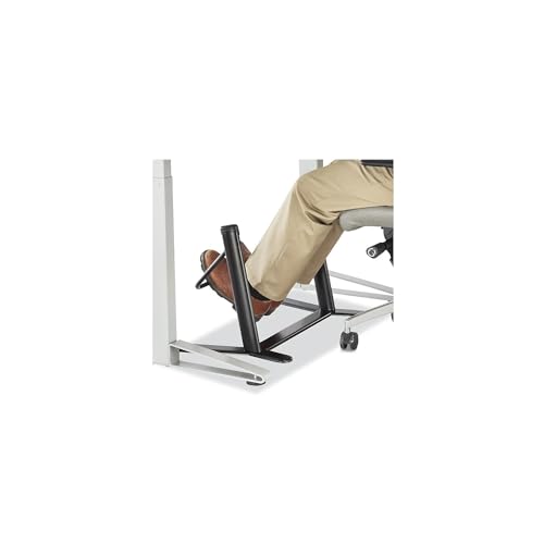 Safco Dynamic Footrest, Black - 29w x 17.75d x 16.5h