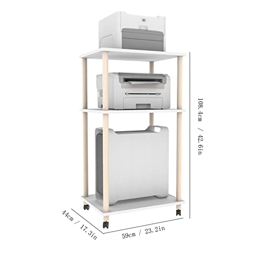 LOVULIFE Computer Tower Stand Printer Table Host Printer Rack CPU Chassis Rack