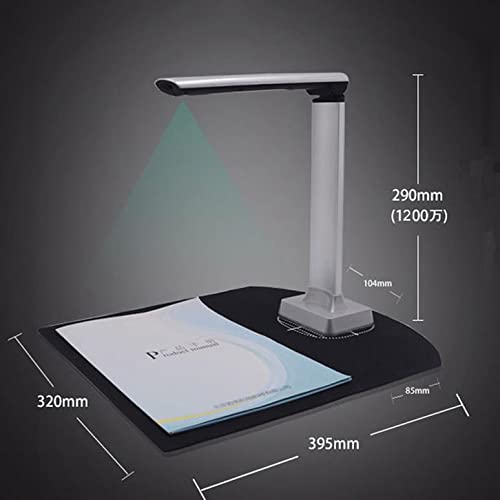 Portable High-Speed Document Photo Book ID Card Scanner