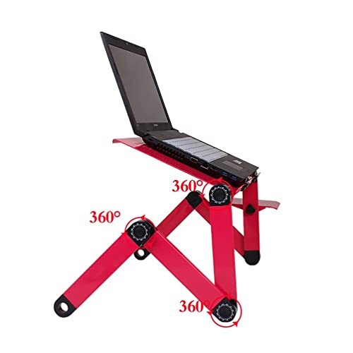FKSDHDG Mouse Pad Adj Ustable Folding Ergonomic Design Stands Notebook Desk Laptop Stand Table with