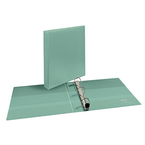 Avery Heavy-Duty View Binder with 1-Inch One Touch EZD Rings, Sea Foam Green, 1 Binder (79343)