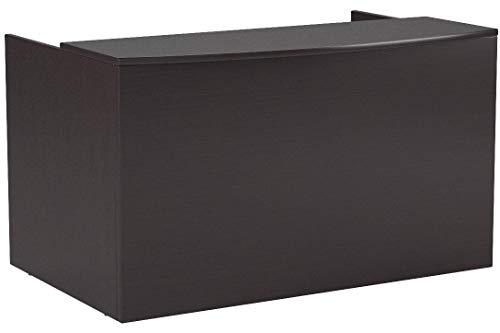 BOSS Reception Desk, 71 x 30/36 x 42, Mocha