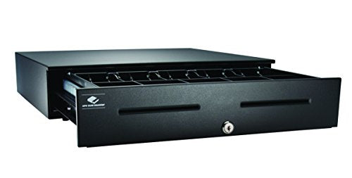APG JB320-BL1816-C Heavy-Duty Painted-Front Cash Drawer with MultiPRO 320 Interface, 24V, 18" x 4.2" x 16.7", Black