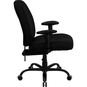 Hercules Series Big and Tall Office Task Chair with Arms, Black (holds up to 500 lbs)
