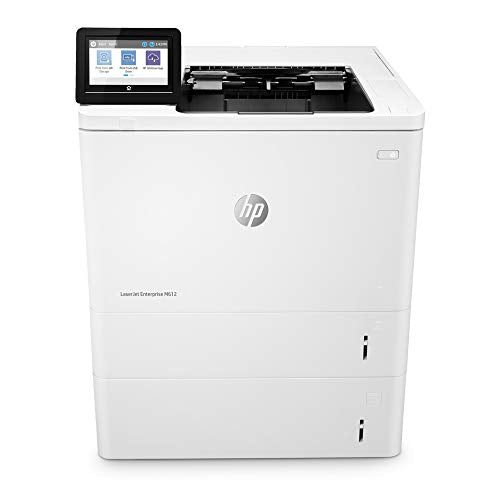 HP LaserJet Enterprise M612x Monochrome Duplex Printer with Dual-band Wi-Fi and Extra Paper Tray (7PS87A)
