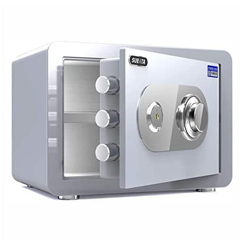 QXWJ Safe Box,Safe Safe Box Security Safe Box Digital Cabinet Safe Steel,Fireproof,Waterproof and Anti-Theft Security Large-Capacity Storage Cabinet,Small Household High 25cm/30cm/45cm