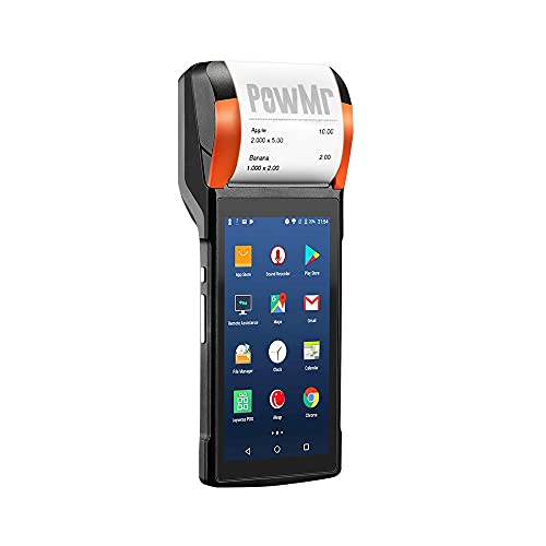 58mm Thermal Printer POS Receipt Printer with Android 7.1 OS 5.45" Touch Screen, Support 4G, Bluethooth, Wi-Fi Compatible with Loyverse iREAP and CashStock for Sales Retail Printer