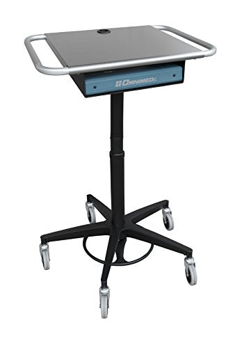 Omnimed Laptop Transport Stand with Storage Drawer