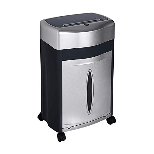 HIZLJJ 21-Sheet Cross-Cut Paper Shredder for Office Use - CD/Credit Card Shredder