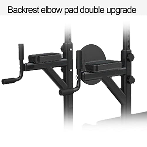 Dip Station Sit up Bench Adjusting Height Home Gyms Pull Up Dip Station Power Tower Strength Training Equipment Dip Bars Fitness for Home