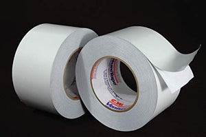 3M Venture Tape Cryogenic Vapor Barrier Tape 1555CW, Silver, 72 mm x 45.7 m, 16 Rolls per case