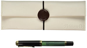 PELIKAN Souveran M400 Fountain Pen, Extra Fine, Black/Green (994848)