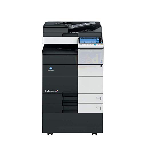 Refurbished Konica Minolta Bizhub C554 A3 Color Laser Multifunction Copier - 55ppm, Copy, Print, Scan, Network, Auto Duplex, 2 Trays, Cabinet (Certified Refurbished)