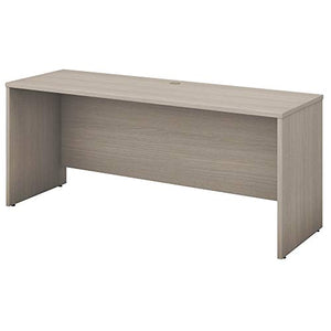 Bush Business Furniture Office 500 L Shaped Executive Desk with Drawers, 72W, Sand Oak