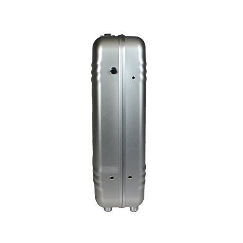 World Traveler European-style Aluminum Silver Laptop Attache Case Briefcase, One Size