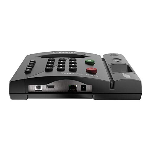 TotalPass B600 Biometric Fingerprint Employee Time Clock | 100% Identity Verification on Every Punch | Connect via USB, Network, Wi-Fi or Web | No Monthly Fees