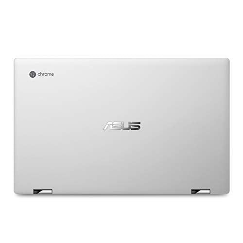 Asus Chromebook Flip C434TA-DS384T 2 in 1 Laptop, 14" Touchscreen FHD 4-Way NanoEdge, Intel Core M3-8100Y Processor & AmazonBasics 14-Inch Laptop MacBook Sleeve Case - Black