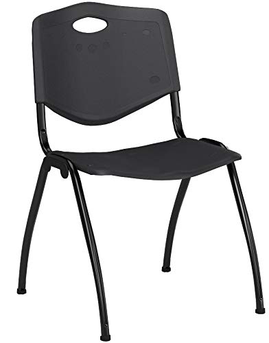 Regency 4700BK8PK M' Stack Chairs (Set of 8), Black