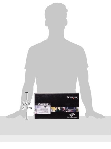 X746H4KG Black 12000 Page Yield Toner Cartridge for Lexmark X746 and X748 Printers