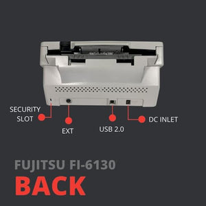 Koncept Fujitsu FI-6130 Document Scanner Bundle - 1 Year Warranty