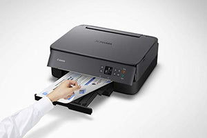 Canon Pixma TS5320 Wireless All In One Printer, Scanner, Copier with AirPrint, Black (Renewed)