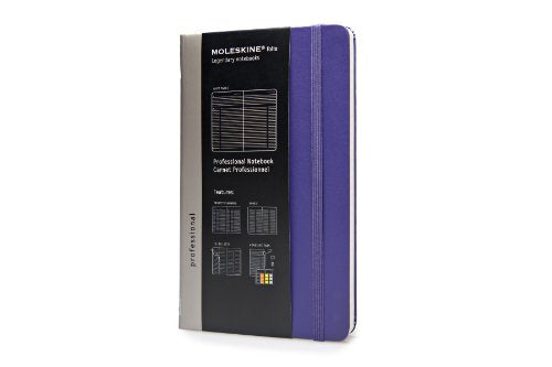 Moleskine Folio Professional Notebook, Large, Brilliant Violet, Hard Cover (5 x 8.25)