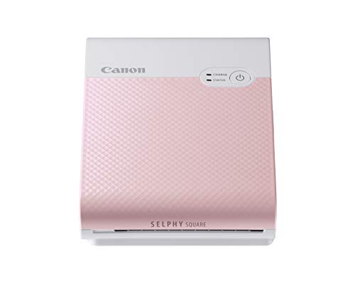 Canon SELPHY QX10 Portable Square Photo Printer for iPhone or Android, Pink