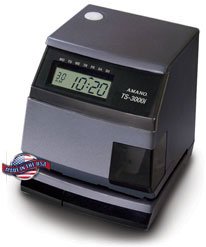 Amano TS-3000i Automatic Time Sync Web Clock