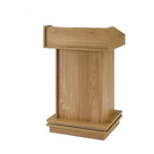 VducK Wooden Speaking Lectern Podium with Storage