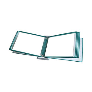 None Deluxe Catalog Display Racks, Copyholders, Desktop/Wall Mounted Reference System, Flip and Find Document Holder (Green, 18x13x3IN)