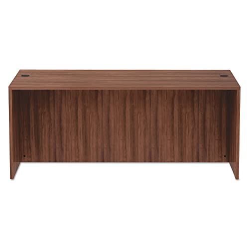 Alera Valencia Series Straight Front Desk Shell, 71 x 35.5 x 29.63, Mod Walnut