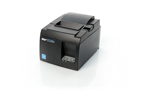 Star Micronics 39463110 Refer to 39464910 Once Depleted, Tsp143L Gray Us, Thermal, Printer, Cutter, Ethernet (LAN), Gray, Internal Power Supply and Cables Included