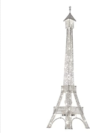 QULACO Eiffel Tower Floor Lamp with Shelves - Stylish & Romantic Luxury Lighting