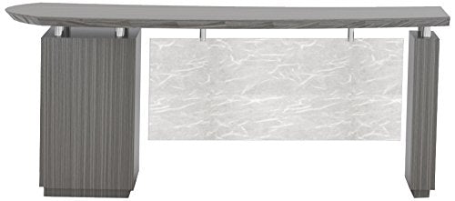 Mayline STRD66BTDW Sterling Desk, 66", Textured Driftwood Laminate