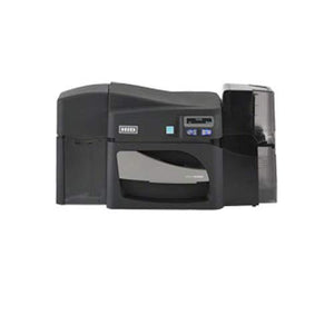 None HID Fargo DTC4500E Single Sided Printer with Dual Input Hopper, USB & Ethernet Connections, 3 Year Warranty