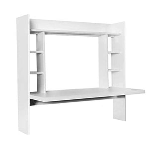 2021 New Floating Desk Shelf Hanging Desk,Anti-Fall,Wall Mounted Computer Desks for Small Space,Compact Workstation Drop-Leaf Table Home Office Table for Laptop PC Notebook, White, US