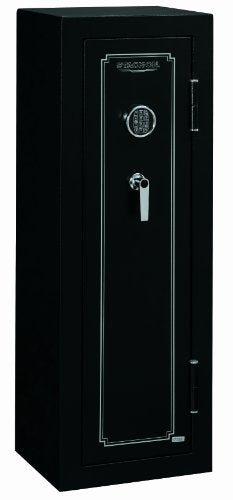 Stack-On FS-8-MB-E 8-Gun Fire Resistant Safe with Electronic Lock, Matte Black