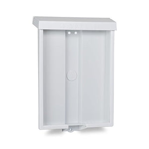 Source One Outdoor Realtor Style Brochure Holder Color Variety White or Black Options Available (16 Pack, White)