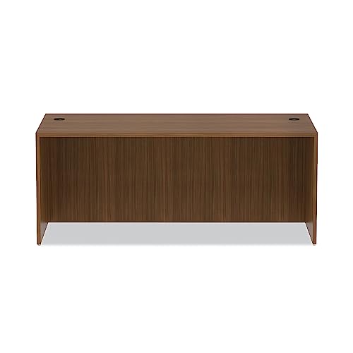 Alera Valencia Series Straight Front Desk Shell, 71 x 35.5 x 29.63, Mod Walnut