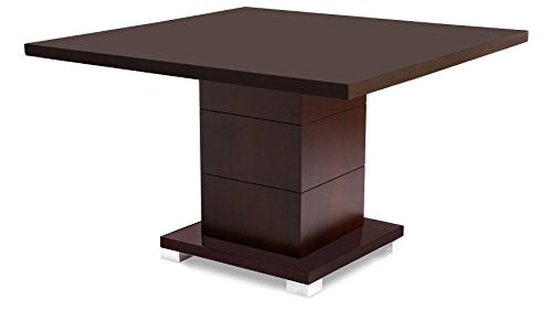 Ford Executive Modern Conference Table in Dark Walnut Wood - Square