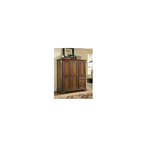 Hooker Furniture Brookhaven Computer Cabinet in Clear Cherry