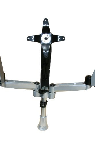 Mount-It! MI-55111 3 Height Adjustable, Articulating, Full Motion Arms Desk Mount for LCD, LED, Samsung, Sony, LG, KFDtech, HP, Phillips, ViewSonic, Panasonic, Element, Vizio, 13, 20, 24, 27, Computer Monitor Display Screens, VESA 75x75 100x100