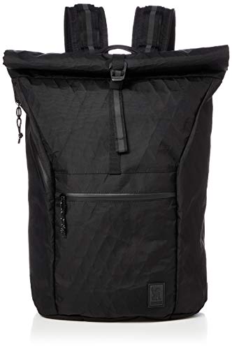 Chrome Industries Yalta 3.0 15 Inch Laptop Backpack - Daypack Bag, Black Chrome/Stone Grey, 26 Liter